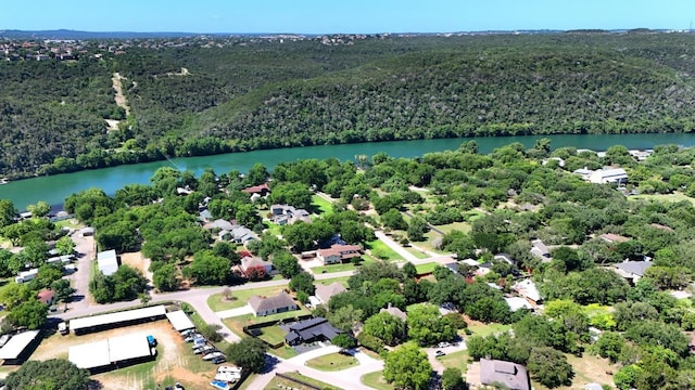12501 Mixson Dr, Austin, TX 78732 - aerial view of a forest and a nearby body of water