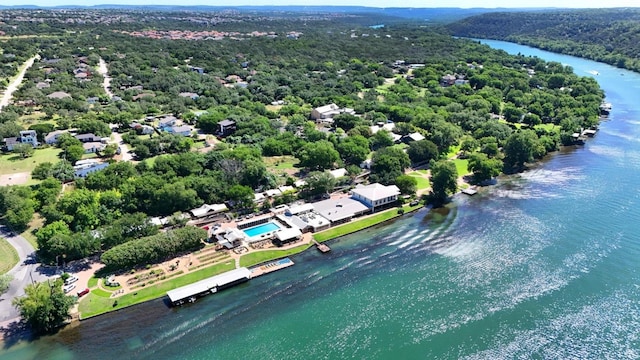 12501 Mixson Dr, Austin, TX 78732 - bird's eye view of a nearby body of water and a forest