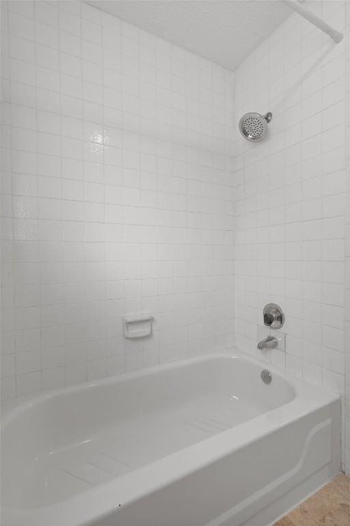 501 Battlecreek Ln, Leander, TX 78641 - bathroom featuring  shower combination and tile patterned floors