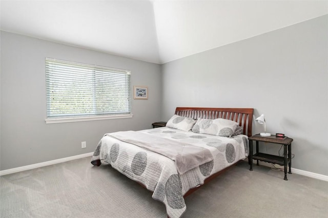 10601 Showboat Cv, Austin, TX 78730 - carpeted bedroom with baseboards and vaulted ceiling
