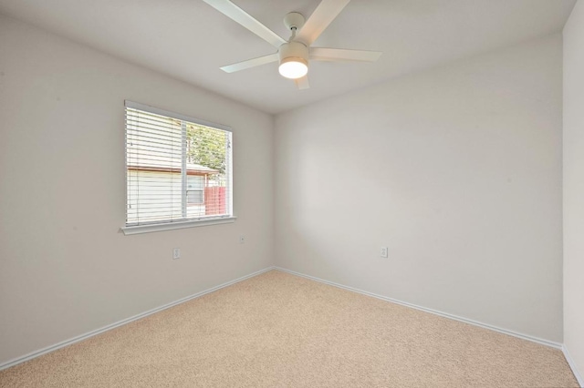 402 Colonial Park Blvd, Austin, TX 78745 - carpeted empty room with a ceiling fan and baseboards