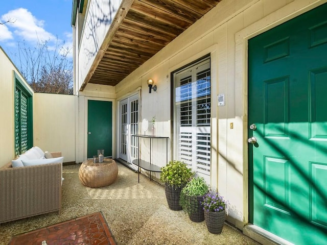 6718 Silvermine Dr Unit 201, Austin, TX 78736 - view of exterior entry featuring french doors
