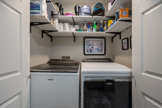 1300 Neans Dr, Austin, TX 78758 - washroom with separate washer and dryer