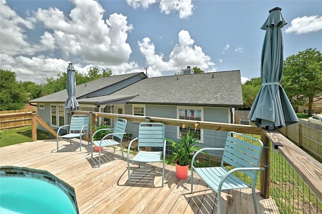 118 W Pauwela Ln, Bastrop, TX 78602 - view of wooden terrace