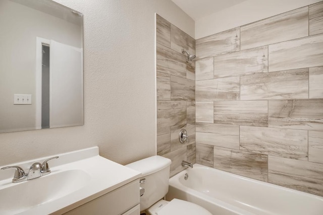 5808 Cherry Park, Austin, TX 78745 - full bath with vanity and shower / washtub combination