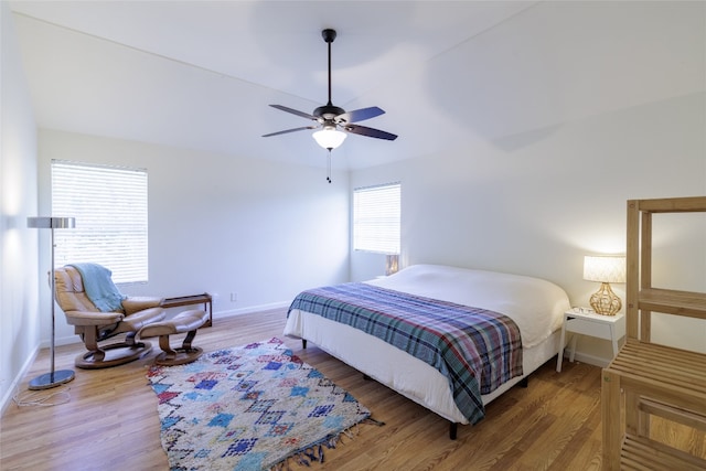 16704 Shipshaw River Cv, Leander, TX 78641 - bedroom featuring wood finished floors and a ceiling fan