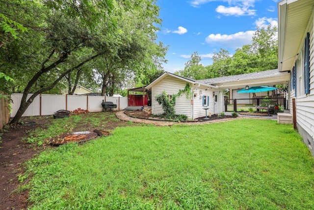 707 Wilson St, Taylor, TX 76574 - view of fenced backyard