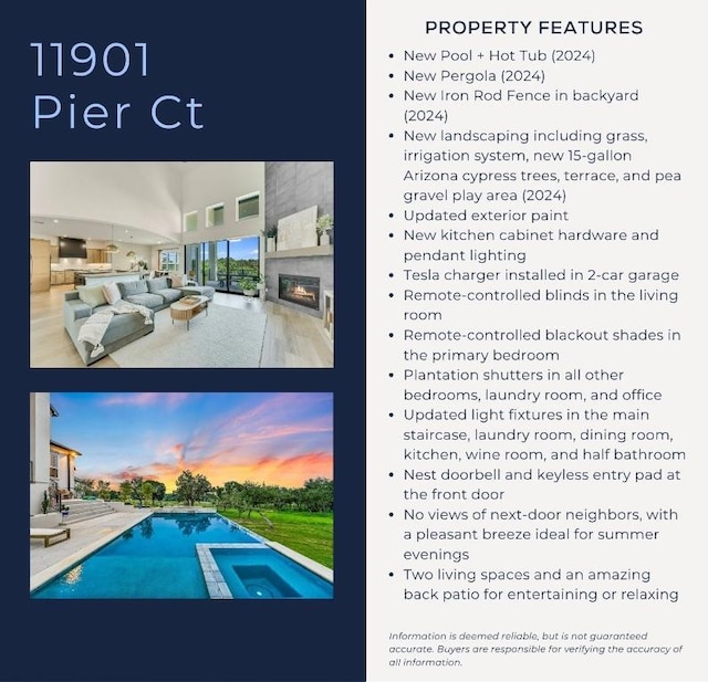 11901 Pier Ct, Austin, TX 78737 - view of marketing collateral with multiple images