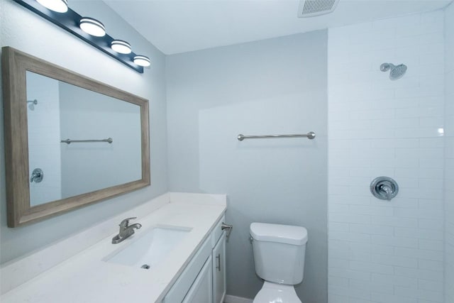 7107 Dan Jean Dr Unit A & B, Austin, TX 78745 - bathroom with vanity and tiled shower