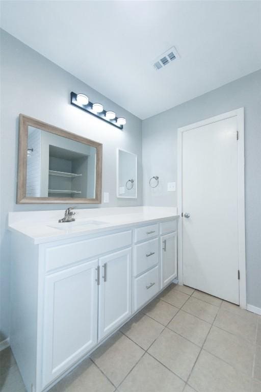 7107 Dan Jean Dr Unit A & B, Austin, TX 78745 - bathroom featuring vanity and tile patterned flooring