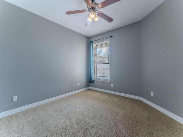100 N Meadowlark St, Lakeway, TX 78734 - spare room with light colored carpet and a ceiling fan