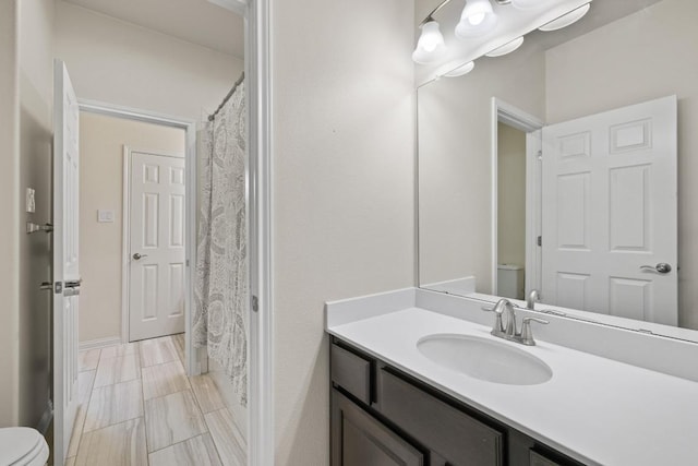 2708 Feathergrass Ct, Cedar Park, TX 78613 - bathroom featuring vanity and a shower with shower curtain