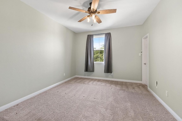 2708 Feathergrass Ct, Cedar Park, TX 78613 - carpeted spare room featuring ceiling fan and baseboards