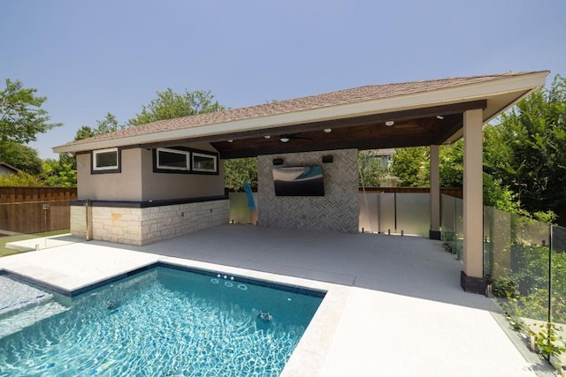 2708 Feathergrass Ct, Cedar Park, TX 78613 - view of pool with a patio area and area for grilling