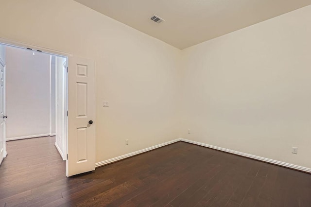 851 Catalina Ln, Austin, TX 78737 - unfurnished room with dark wood-style flooring and baseboards