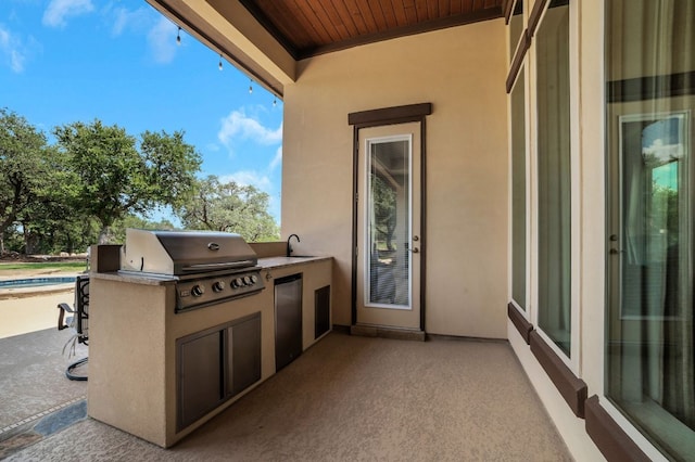 213 Woodland Hills Dr, Georgetown, TX 78633 - view of patio / terrace featuring area for grilling and an outdoor pool