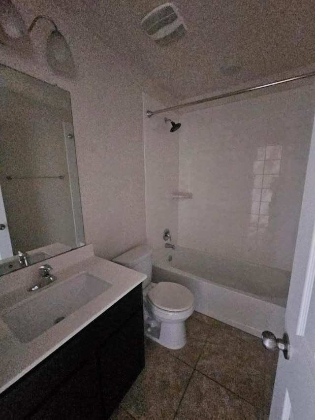 9405 Glynhill Ct, Killeen, TX 76542 - bathroom featuring vanity, tile patterned flooring, and washtub / shower combination