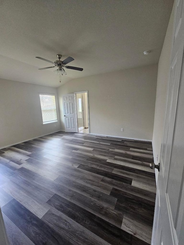 9405 Glynhill Ct, Killeen, TX 76542 - unfurnished room featuring dark wood-style floors, a ceiling fan, and a textured ceiling