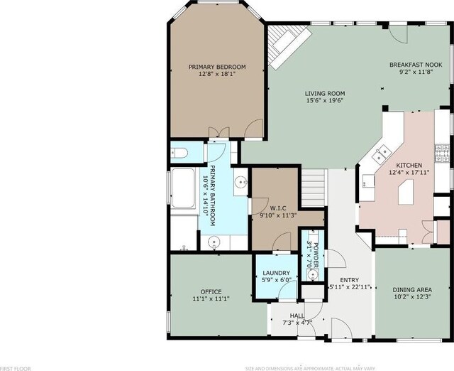 100 Calima Cv, Round Rock, TX 78681 - view of floor plan / room layout