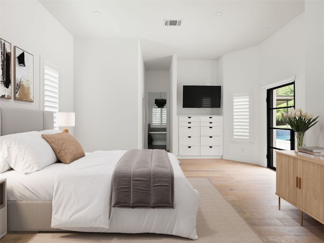 4105 Mcbrine Pl, Austin, TX 78746 - bedroom with light wood finished floors