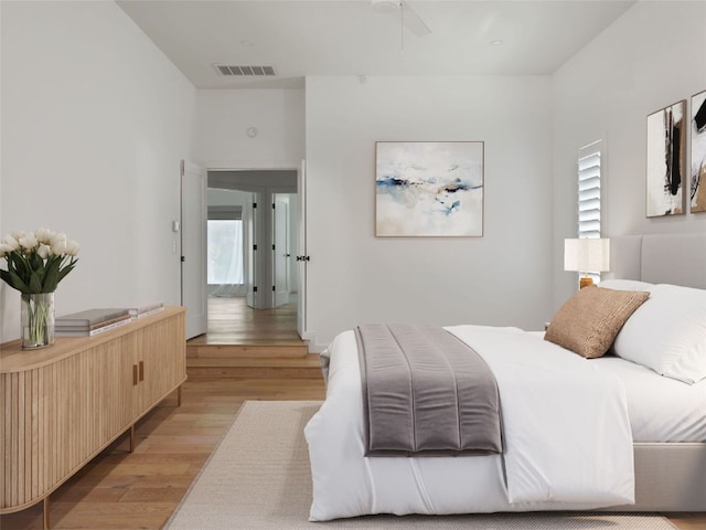 4105 Mcbrine Pl, Austin, TX 78746 - bedroom with light wood-style flooring