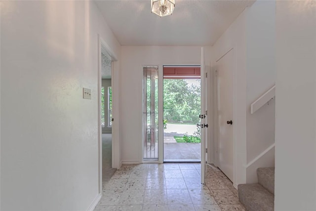 2008 Sandberg Dr, Austin, TX 78752 - foyer entrance featuring baseboards and stairs