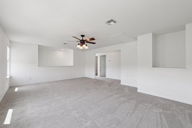 1900 Little Elm Trl Unit 98, Cedar Park, TX 78613 - carpeted spare room with attic access and a ceiling fan