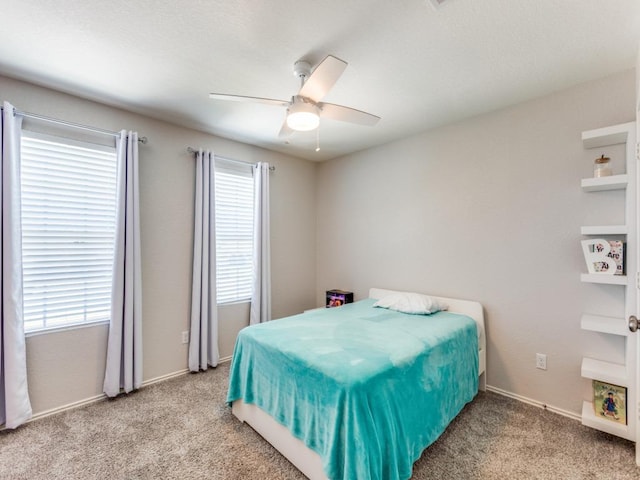 1329 Nokota Bnd, Georgetown, TX 78626 - bedroom featuring carpet flooring and ceiling fan