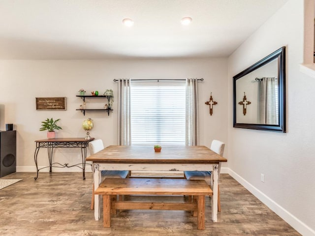 1329 Nokota Bnd, Georgetown, TX 78626 - dining room with wood finished floors