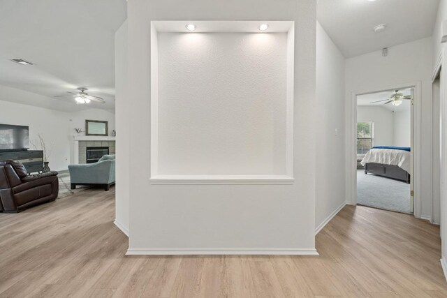 1643 Abbey Ln, Cedar Park, TX 78613 - corridor featuring wood finished floors