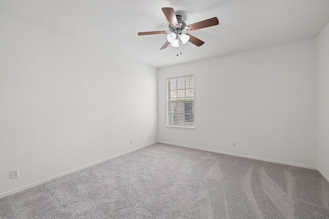 1643 Abbey Ln, Cedar Park, TX 78613 - carpeted spare room featuring ceiling fan and baseboards