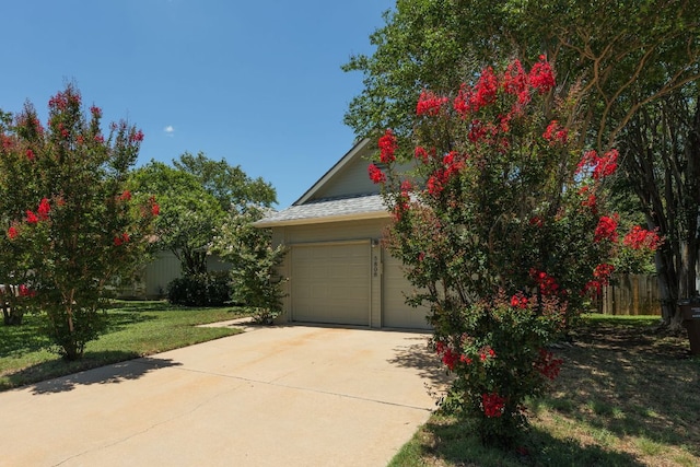 5808 Abilene Trl, Austin, TX 78749 - view of property hidden behind natural elements featuring concrete driveway