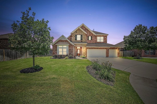318 Gaspar Bnd, Cedar Park, TX 78613 - traditional-style house with driveway, brick siding, and an attached garage