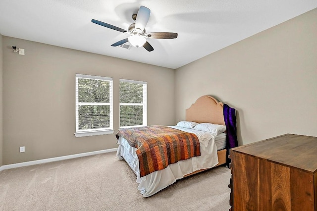 318 Gaspar Bnd, Cedar Park, TX 78613 - carpeted bedroom with baseboards and ceiling fan
