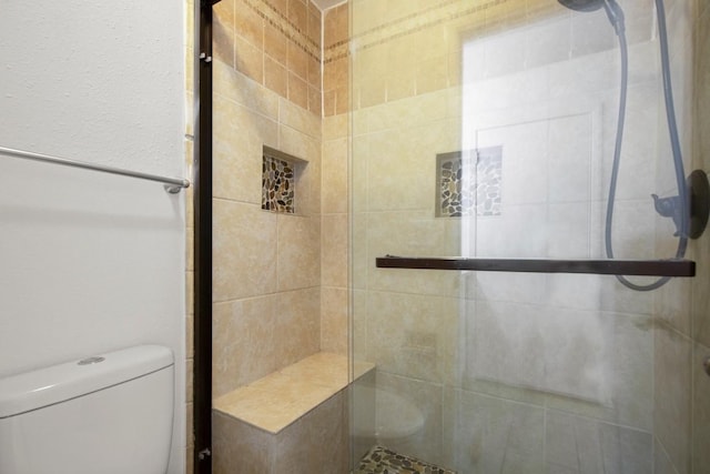 2109 Brandywine Ln, Austin, TX 78727 - full bath featuring a stall shower and toilet