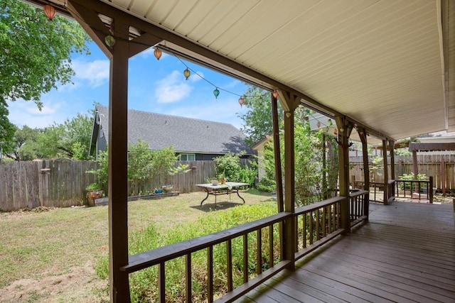2109 Brandywine Ln, Austin, TX 78727 - deck featuring a fenced backyard