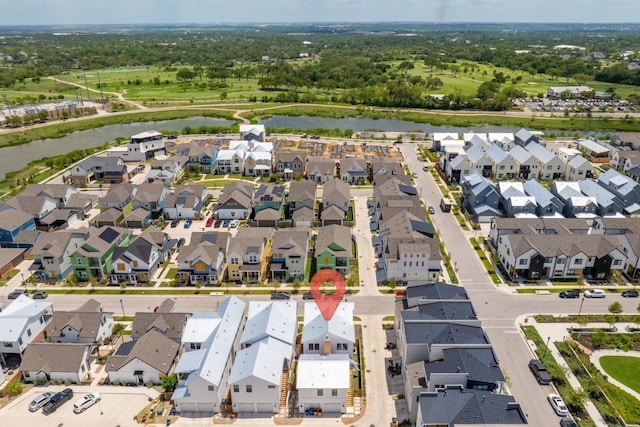 3108 Chennault St, Austin, TX 78723 - aerial view of residential area with a nearby body of water