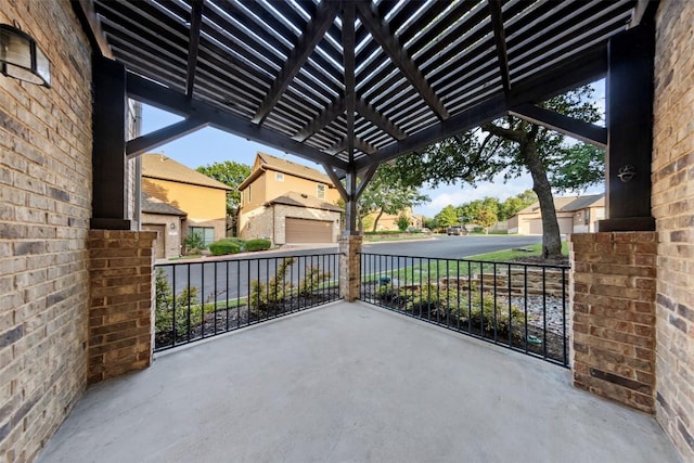 11400 W Parmer Ln Unit 44, Cedar Park, TX 78613 - view of patio / terrace with a pergola and a residential view