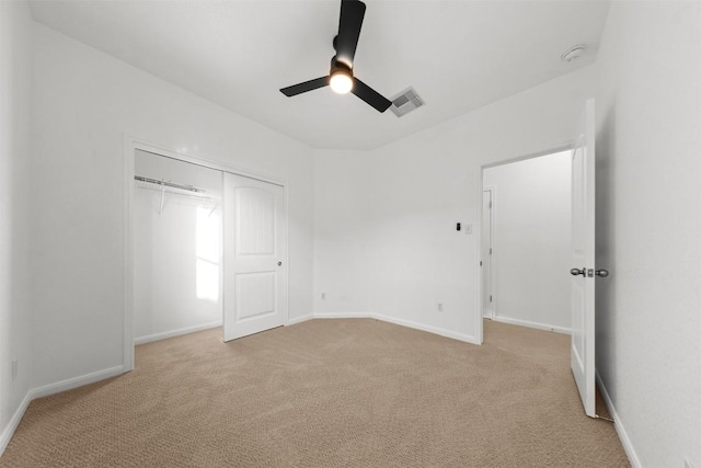 11400 W Parmer Ln Unit 44, Cedar Park, TX 78613 - unfurnished bedroom with carpet flooring, a closet, and ceiling fan