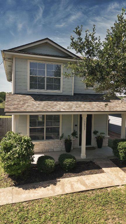 12805 Briarcreek Loop, Manor, TX 78653 - view of front of house with covered porch