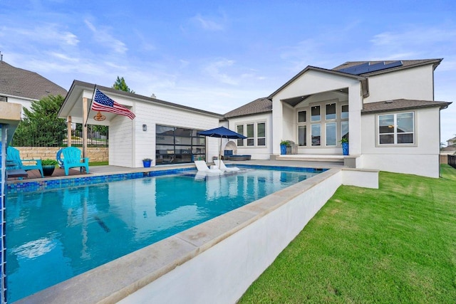 4509 Port Bari Dr, Leander, TX 78641 - view of swimming pool with a patio area