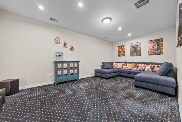 4509 Port Bari Dr, Leander, TX 78641 - carpeted living room with recessed lighting