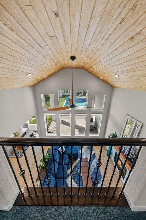4509 Port Bari Dr, Leander, TX 78641 - detailed view of wooden ceiling