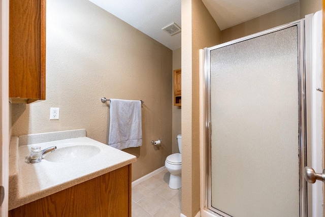 206 Woodland Trl, Belton, TX 76513 - full bath with a shower stall, vanity, and tile patterned floors
