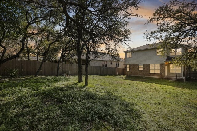 9405 Billingham Trl, Austin, TX 78717 - view of yard at dusk