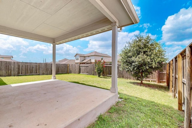 12301 Amber Lynn Path, Manor, TX 78653 - fenced backyard featuring a patio