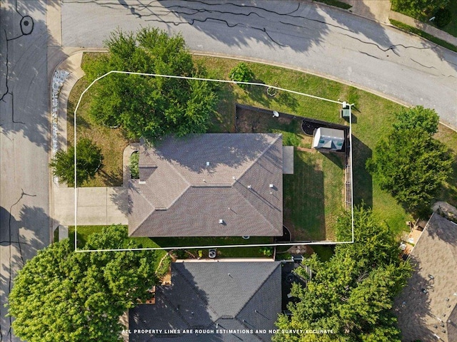 2102 Garrison Dr, Leander, TX 78641 - aerial view of property's location featuring property boundaries highlighted