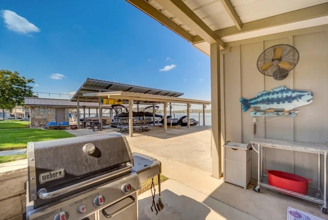 136 Web Isle Dr, Granite Shoals, TX 78654 - view of patio with a grill