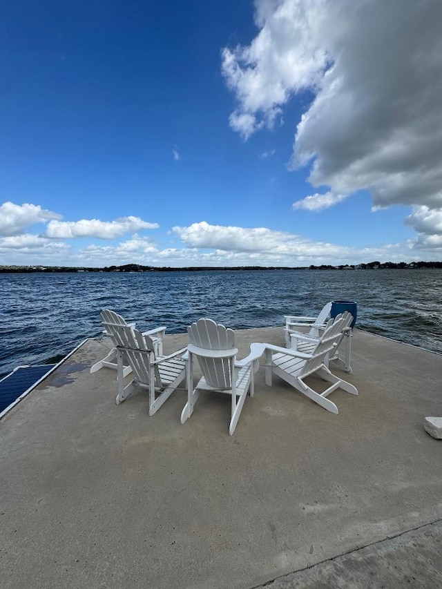 136 Web Isle Dr, Granite Shoals, TX 78654 - dock featuring a water view