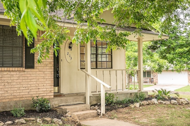 215 Edward Ln, Brenham, TX 77833 - view of exterior entry with brick siding